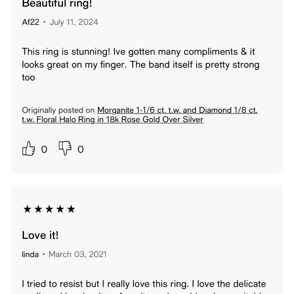 Macy's Round Cut Morganite Rose Gold Over Silver with Sparkling Diamonds - Picture 13 of 16